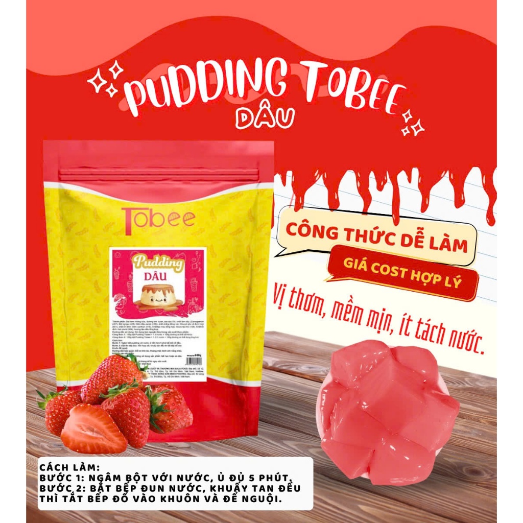 Pudding Dâu - Tobbe