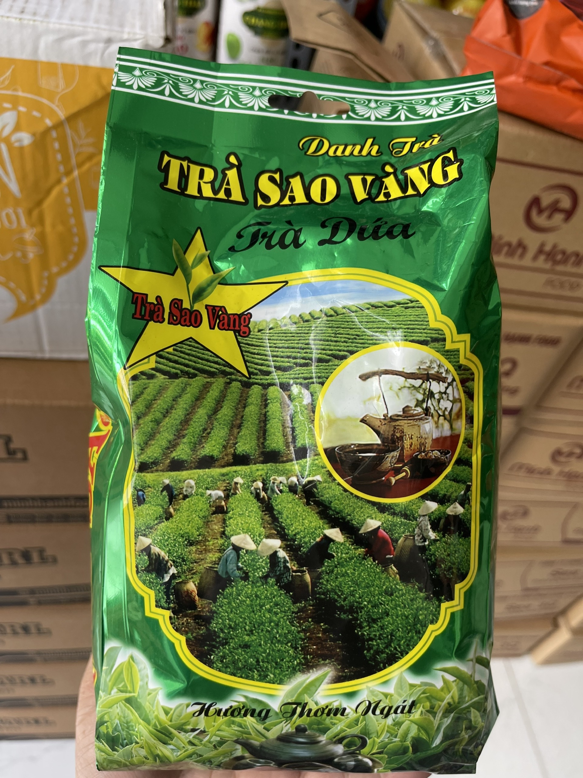 Trà Dứa Sao Vàng