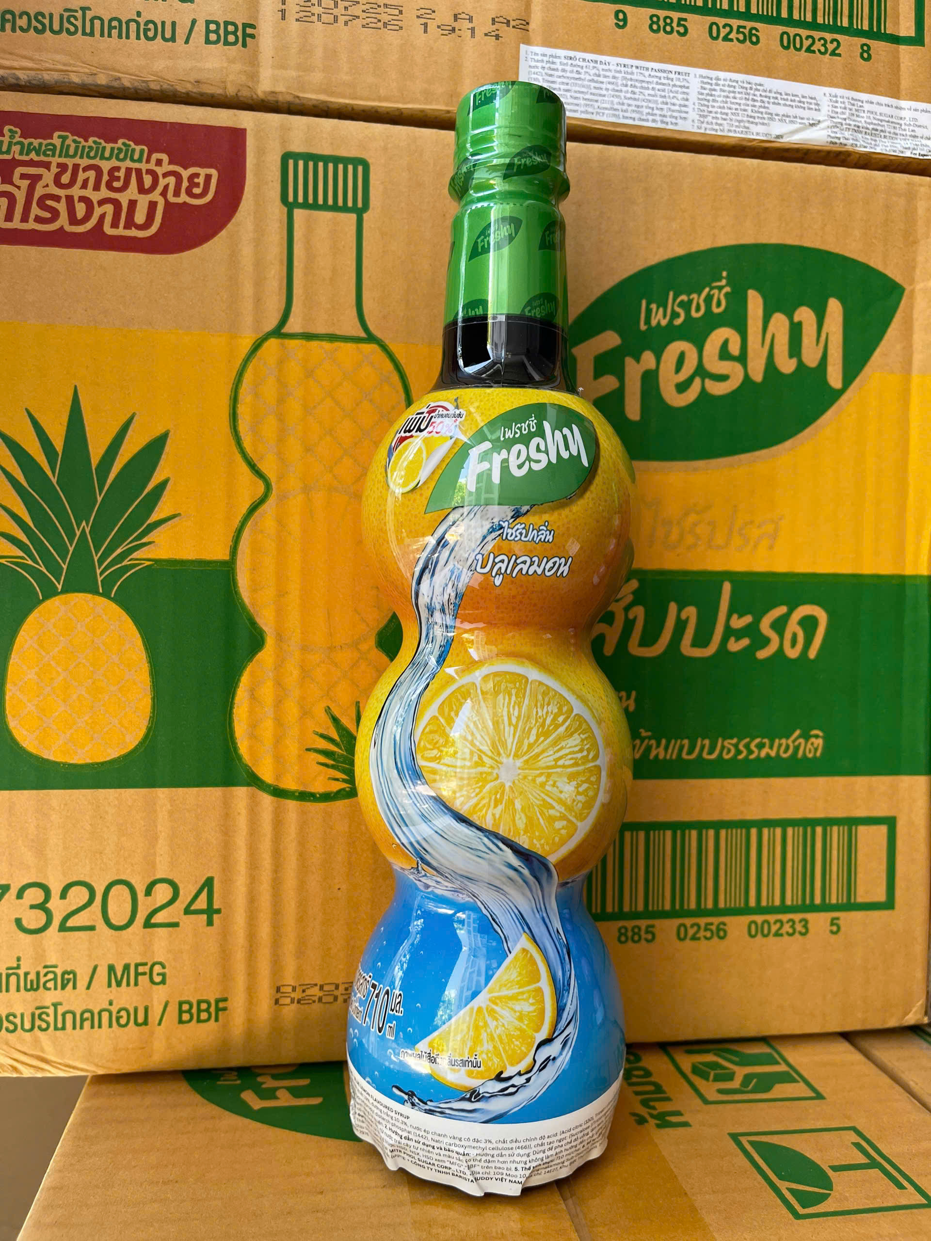 Syrup Freshy 710ml - Chanh Vàng